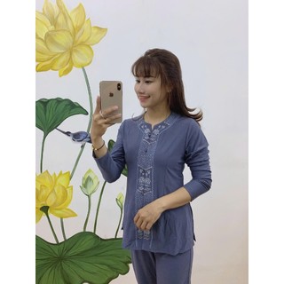 ĐỒ LAM ĐI CHÙA  mẫu lắc khoá vải thụn co giãn dành cho nữ