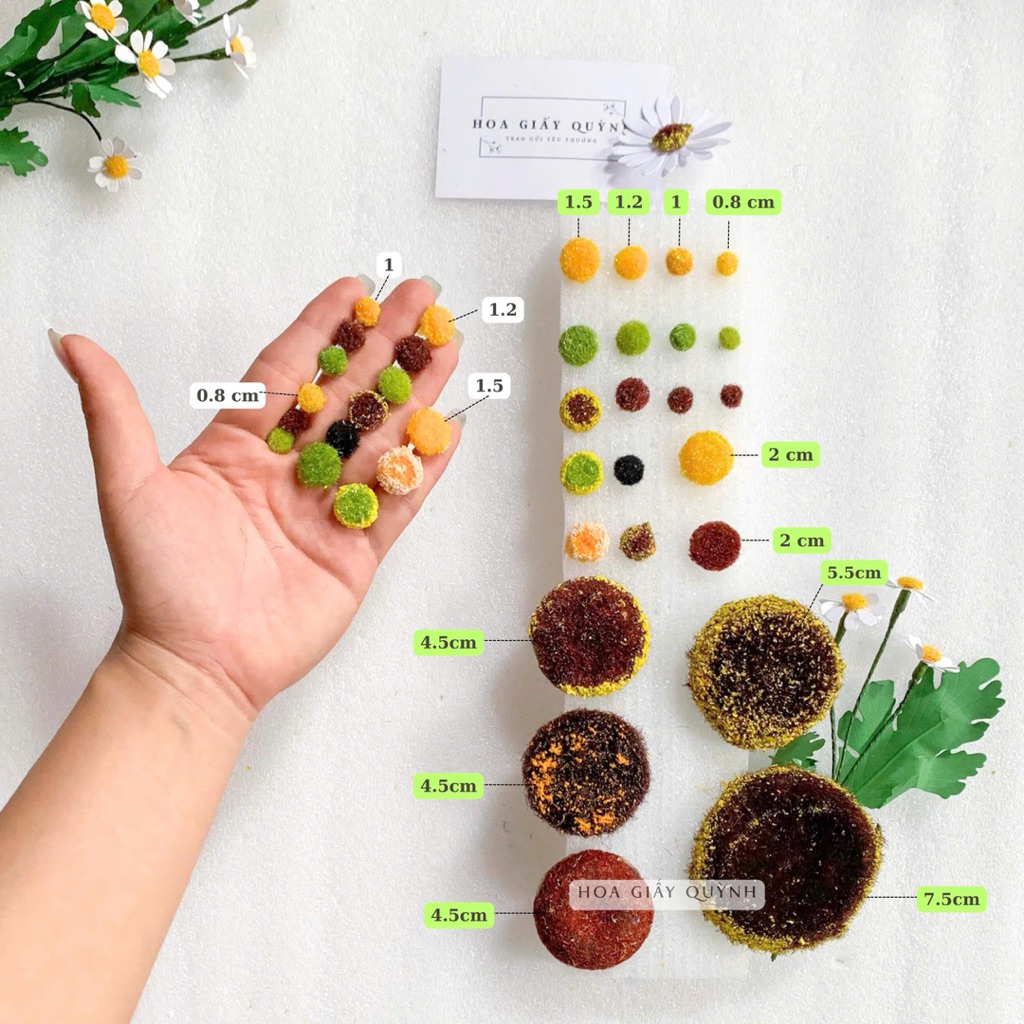 50gr/ 100gr Nhụy lông làm hoa