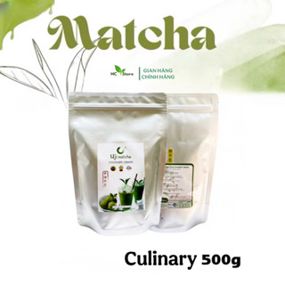 Matcha Uji 500g ICulinary Gradel gói thông dụng-Bột trà xanh cao cấp CN NHẬT BẢN thơm ngon ngọt hậu