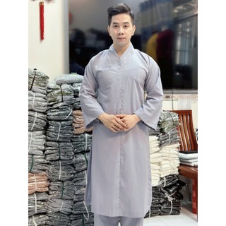 ĐỒ LAM ĐI CHÙA  ÁO TRÀNG Phật Tử  không kèm quần nam, nữ đều mặc được