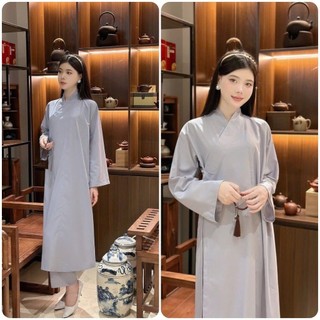 ĐỒ LAM ĐI CHÙA  ÁO TRÀNG Phật Tử  không kèm quần nam, nữ đều mặc được