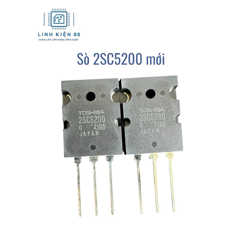 2 Cặp 2SA1943 2SC5200 1943 5200 To-3P mới chính hãng Toshiba