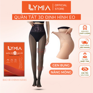 Quần tất nữ 3D LYMIA gen bụng định hình eo cao cấp nâng mông định hình vòng eo siêu co dãn QT24