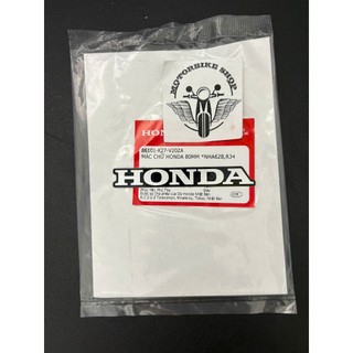 tem chữ H0NDA cánh bửng 80MM AB 125 86101K27V20ZA chính hãng