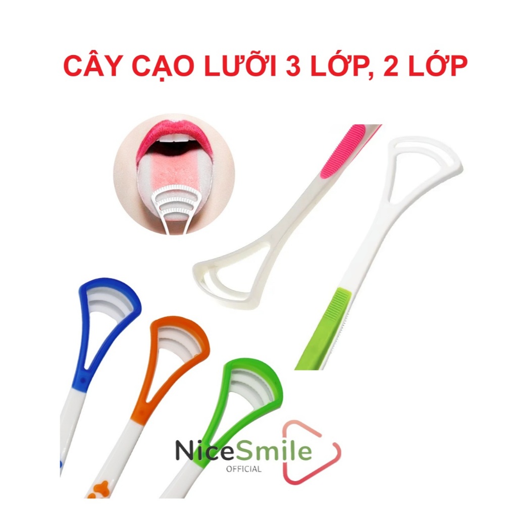 Cạo lưỡi, Dụng cụ cạo lưỡi, Cây cạo lưỡi, Dụng cụ làm sạch lưỡi, Giảm hôi miệng