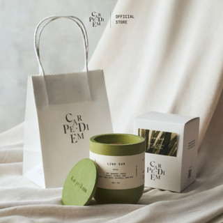 Hũ nến thơm phòng ngủ hương dịu mát an toàn cho sức khoẻ không chứa hoá chất, Nến thơm thư giãn nhiều mùi Carpe Diem