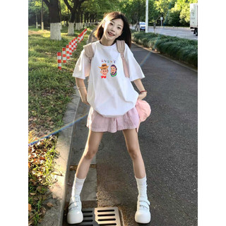  Set đồ nữ ngắn mặc đi chơi MENINA đồ bộ áo thun quần đùi sọc thời trang. 
