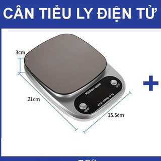 CÂN ĐIỆN TỬ ĐỂ BÀN 3KG 5KG (Kèm Pin)