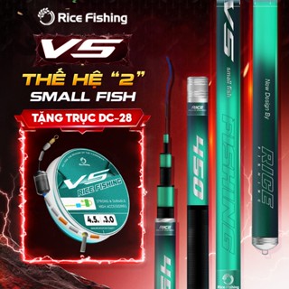Cần câu đài Rice Fishing V5 Toàn Diện Nhỏ thế hệ 2 siêu nhẹ cần câu cá carbon câu cảm giác mới CC-30
