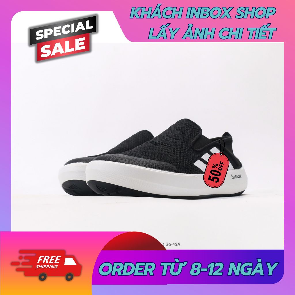 ✮Order✮Best Quality✮Sneaker✦Boat Slip-On 'Black Chalk' JI3502✦✮𝐁𝐀𝐓𝐂𝐇-𝐓𝐄𝐑𝐑𝐄𝐗✮