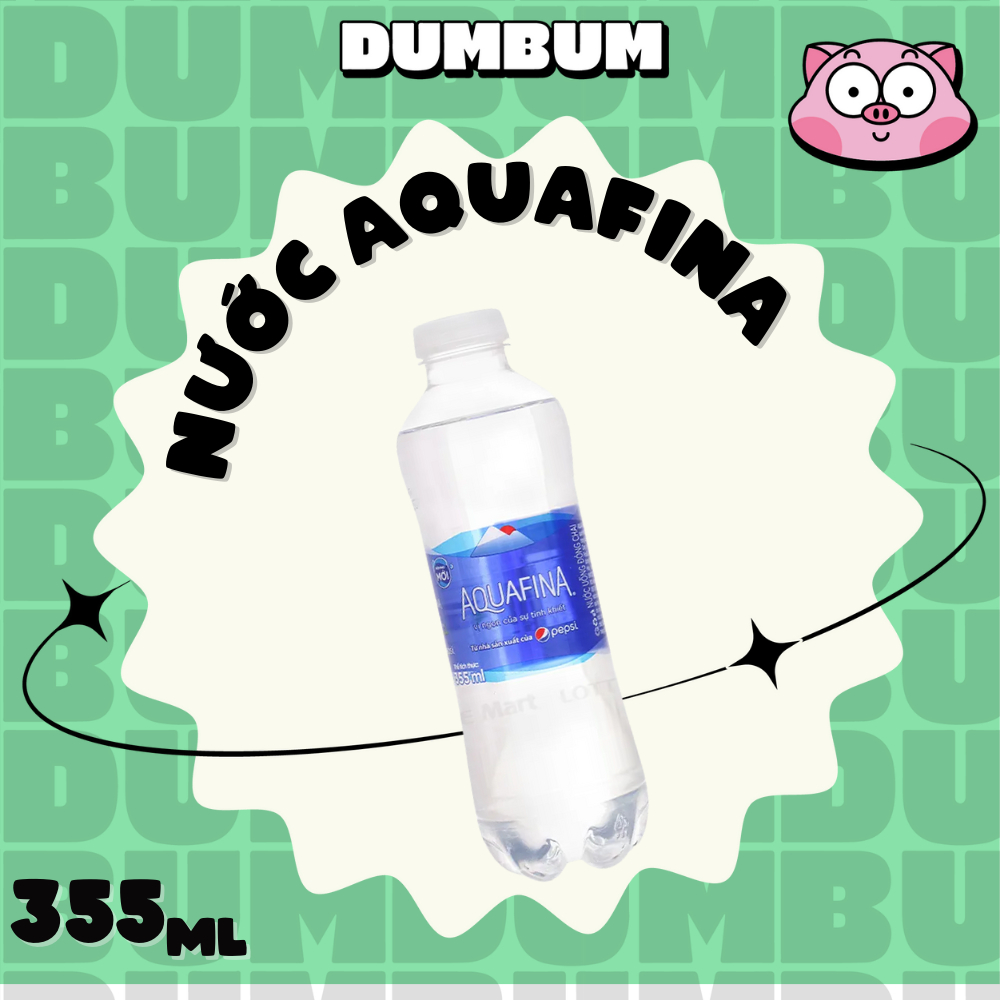 Combo 5 Aquafina chai 355ml