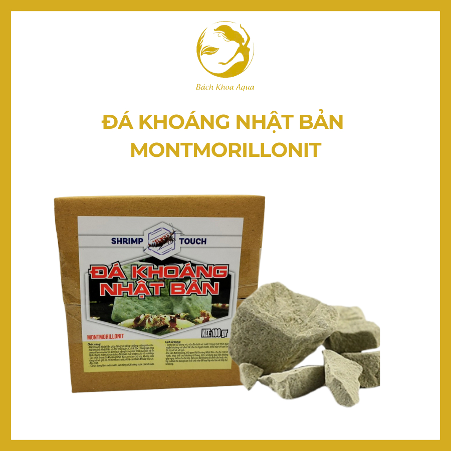Đá khoáng Nhật Bản Montmorillonit - Bổ sung khoáng cho bể cá thủy sinh