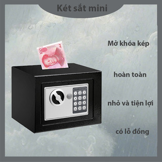 Két mini 17E，Có màu đen và nhiều màu sắc khác，Có hai cách để mở khóa，Có khe bỏ tiền，Có thể chống cháy，An toàn cao