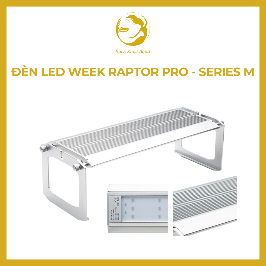 Đèn Led Week Raptor Pro - series M (kết hợp đèn UV) điều chỉnh qua App