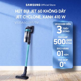 Máy hút bụi không dây Samsung Jet60 Turbo lực hút mạnh 150W (VS15A6031R1)