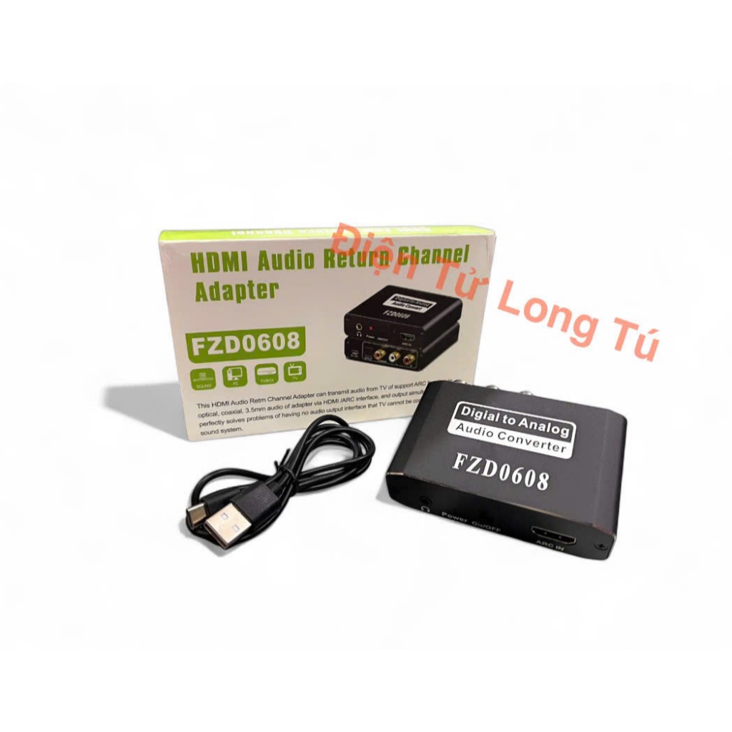 Bộ chuyển đổi HDMI (ARC) ra AV ( FZD0608 )