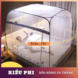Mùng gấp tự bung chống muỗi - màn chụp tự bung cao câp gia đình, màn đỉnh vuông kho Kiều Phi