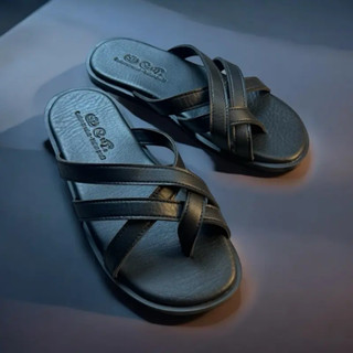  Dép Da Nam Dép Sandal Da Nam Quai Chéo Xỏ Ngón Phong Cách Thời Trang Tối Giản   Xịn 1   