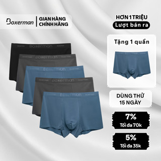  Combo 5 quần boxer nam NATURAL chất liệu gỗ sồi cao cấp BOXERMAN 