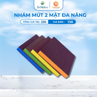 Miếng Nhám 2 Mặt Đa Năng Dr Natro - Vệ Sinh Đa Dạng Bề Mặt