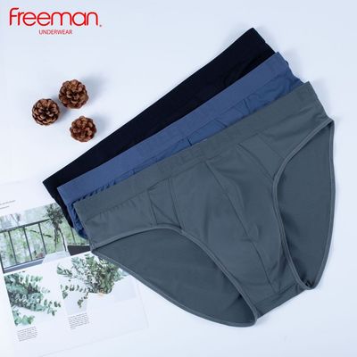 [BIGSIZE] Combo 3 Quần lót nam FREEMAN thông hơi, thoáng khí, mát lạnh, thoải mái 6078