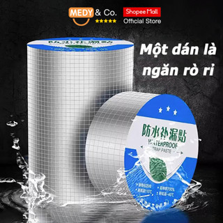 MEDY & Co. Cuộn 5 Mét Băng Keo Dán Rộng 5cm/10cm/20cm/30cm Miếng Siêu Dính, Chống Thấm Nước, Keo Chống Dột