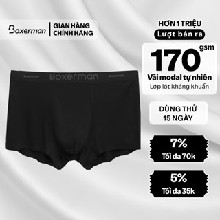  Quần lót nam NATURAL BREATH trunk modal vải sợi gỗ sồi kháng khuẩn BOXERMAN 
