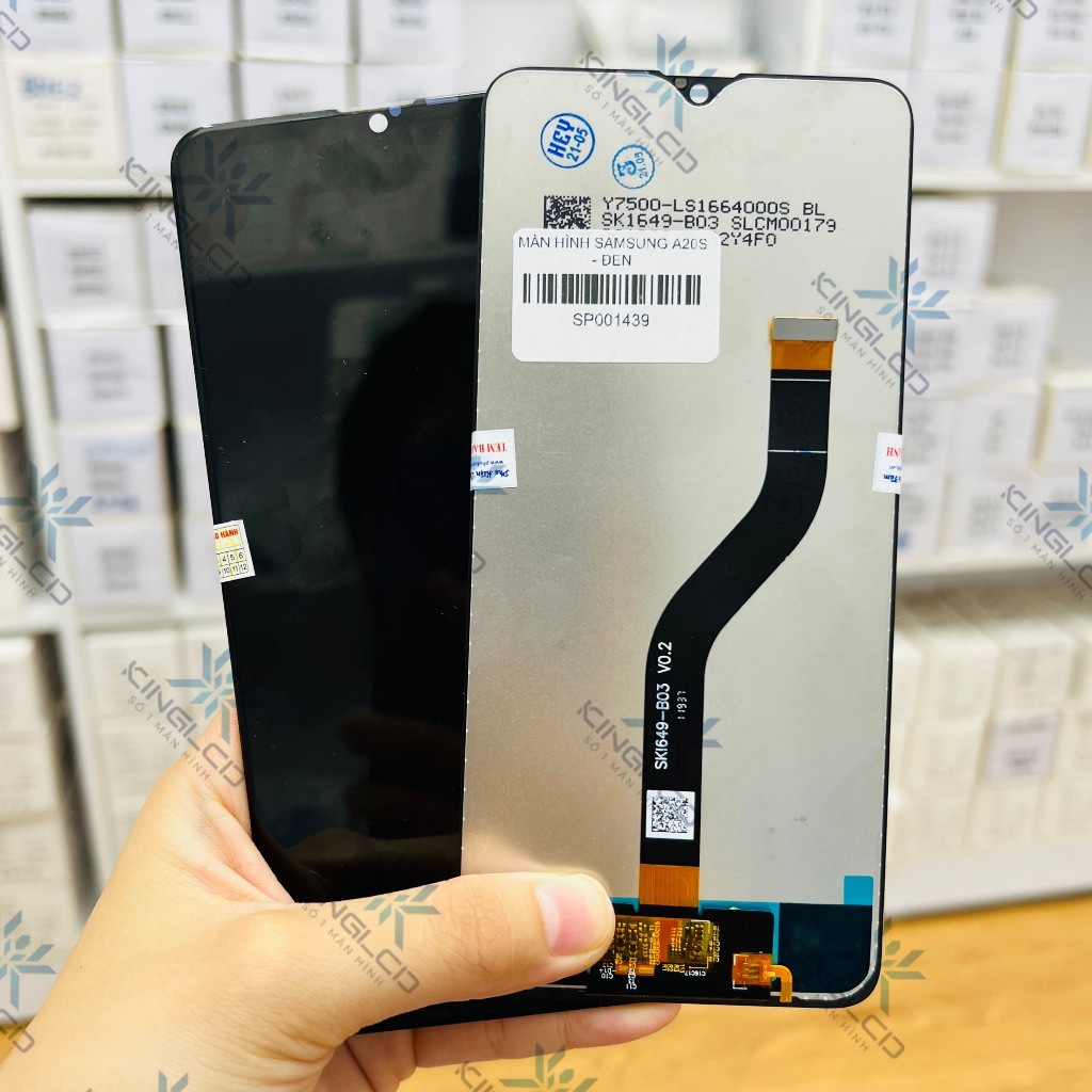 àn hình Samsung Galaxy A20s là loại IPS LCD