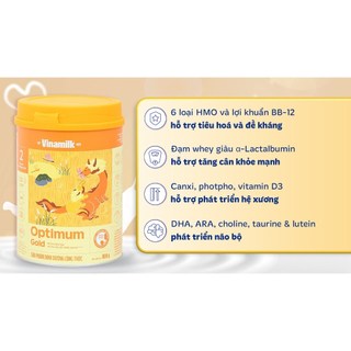(mẫu mới) Sữa bột vinamilk Optimum số 2 800g