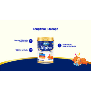 Sữa bột Diealac Alpha số 1 900g