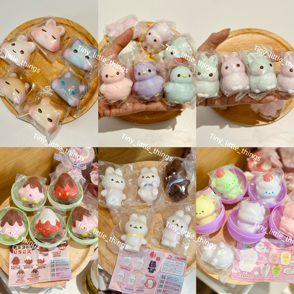 Bóng gacha Squishy mini chính hãng iBloom. Đa dạng version,squishy chậm tăng, thơm,xinh xắn,bóp giảm