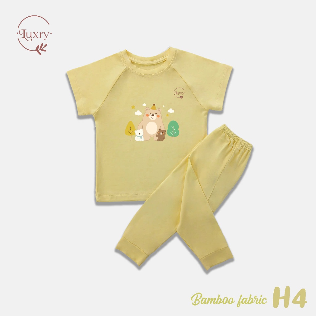 Bộ áo cộc quần dài Luxry đáng yêu cho bé từ 6 tháng đến 7 tuổi