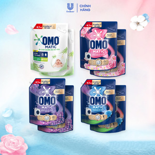[Live] Combo 2 Túi Nước giặt OMO Matic Cửa trước 4,1kg/túi