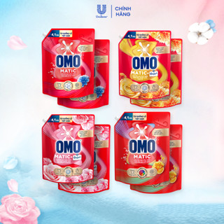 [Live] Combo 2 Túi Nước giặt OMO Matic Cửa trên 4,1kg/túi