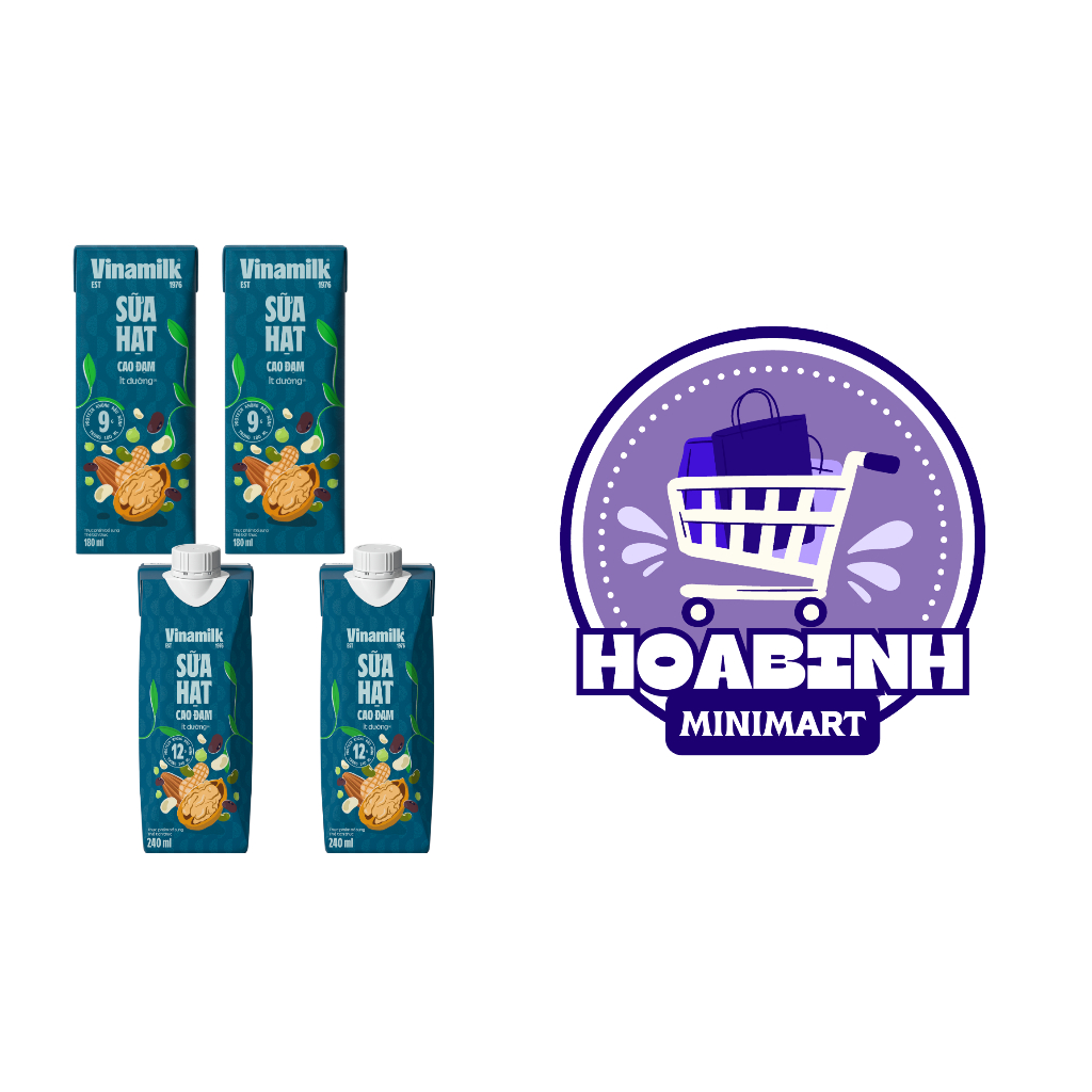 Vinamilk Sữa hạt Cao Đạm ít đường