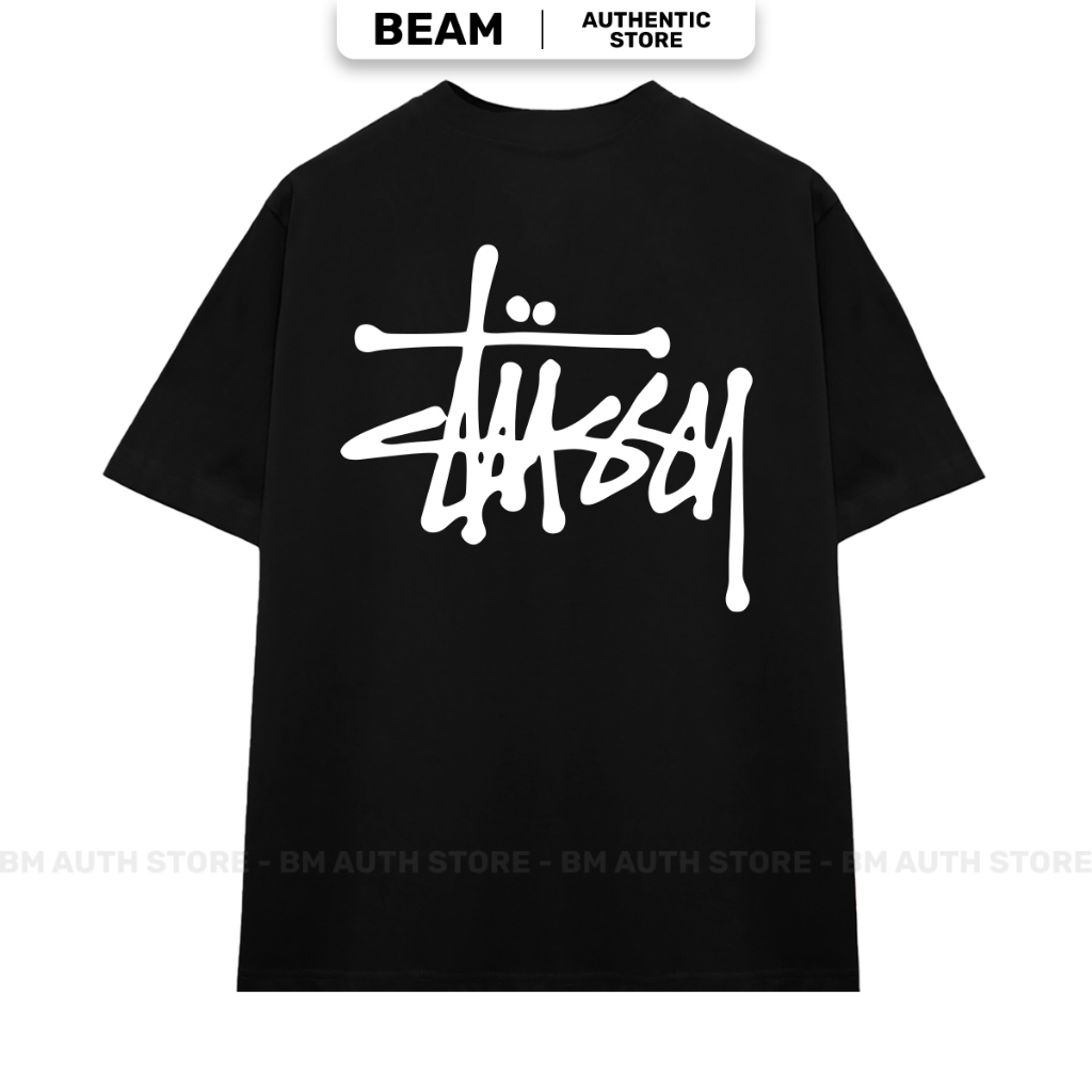Áo Thun Stu Basic Logo Unisex Cotton Cao Cấp Form Rộng BM002 - BM Authentic