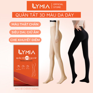 Quần tất nữ 3D LYMIA màu da dày che khuyết điểm chân giữ ấm cao cấp QT21