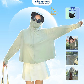 Áo Chống Nắng UPF 200+ Công Nghệ Làm Mát, Thiết Kế Cánh Dơi áo khoác ngoài croptop nữ Sixmoon