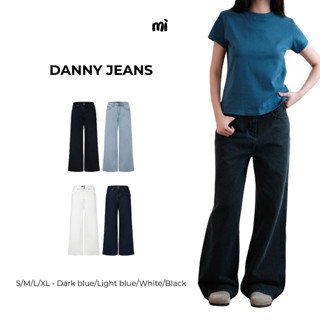 MÌ - QUẦN JEANS ỐNG SUÔNG TRƠN - DANNY JEANS