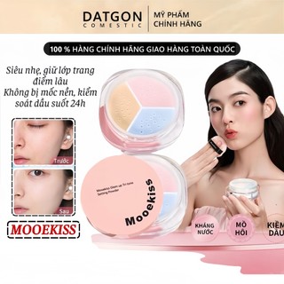   HOẢ TỐC  Phấn Phủ Mooekiss 3 Màu 7.5g – Kiềm Dầu Kháng Nước Chống Mồ Hôi Lựa Chọn Riêng Cho Mỗi Loại Da 