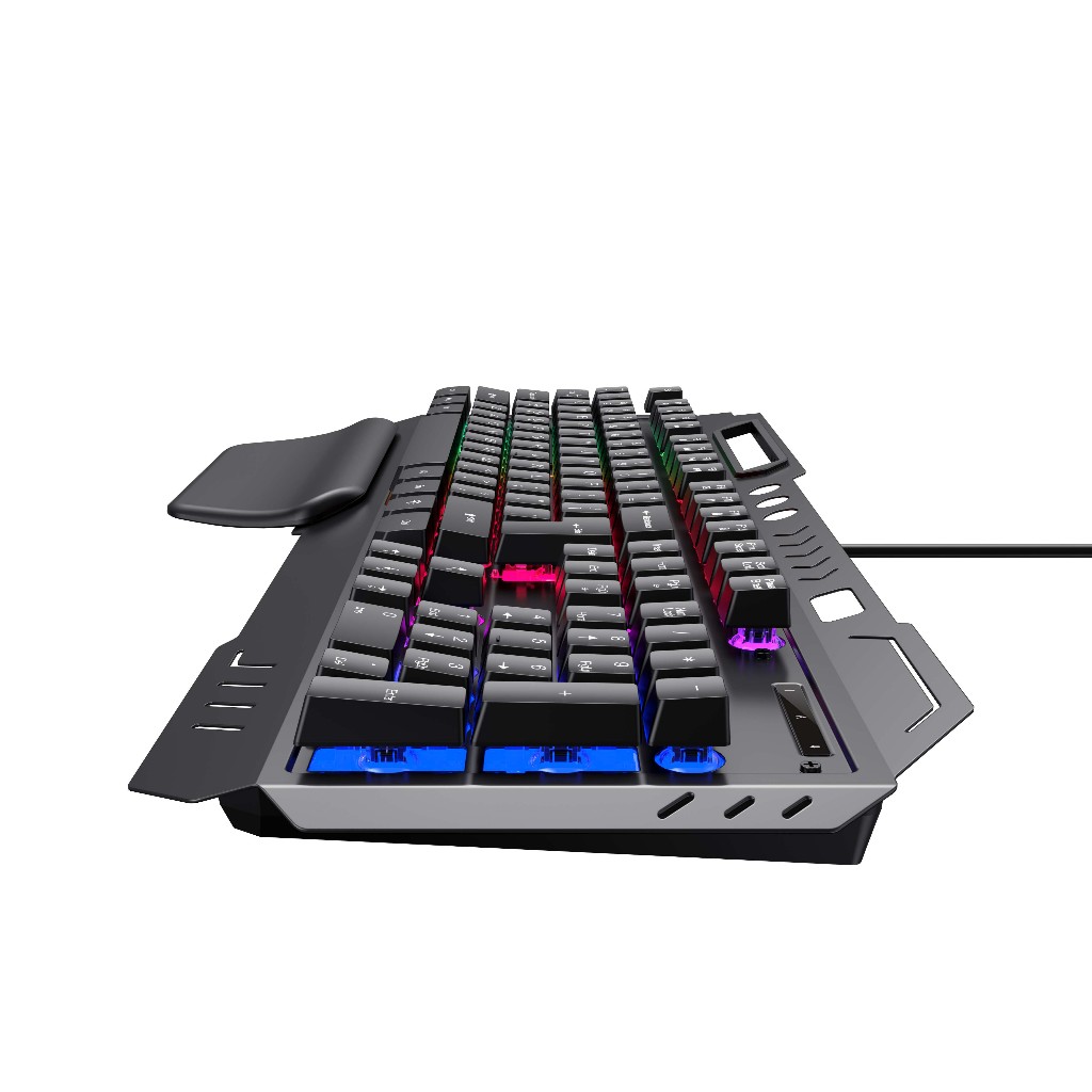 Bàn Phím Có Dây Havit KB838L Gamenote Khung Kim Loại | Đèn Nền 7 Màu | BigBuy360 - bigbuy360.vn