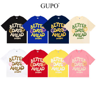 Áo Thun Oversize 280GSM In Phồng GUPO Local Brand Unisex Form Rộng Thời Trang TS036