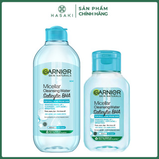   DAILY  Combo Nước Tẩy Trang Garnier Dành Cho Da Dầu Và Mụn 400ml + 50ml Hasaki Sản Phẩm Chính Hãng 