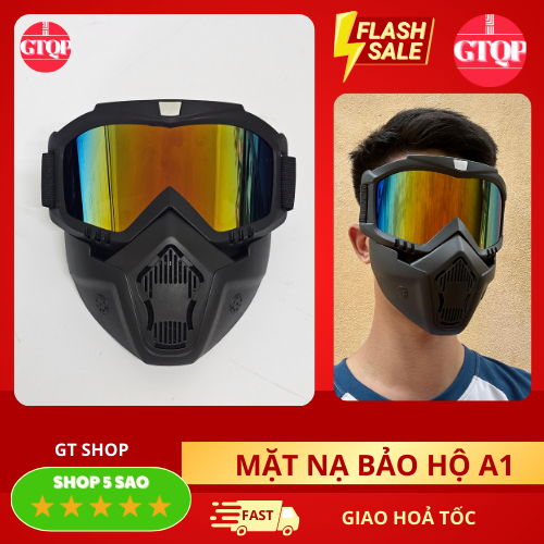 [ Loại 1 ] Mặt nạ bảo hộ lao động GTQP , sử dụng hàn xì , cắt cỏ , chống bụi ,chống nắng , cản gió