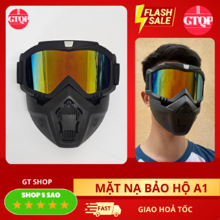 [ Loại 1 ] Mặt nạ bảo hộ lao động GTQP , sử dụng hàn xì , cắt cỏ , chống bụi ,chống nắng , cản gió