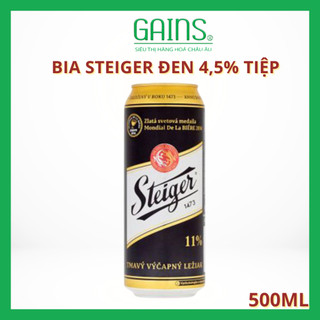 Bia Steiger đen 4,5% Tiệp -  500ml