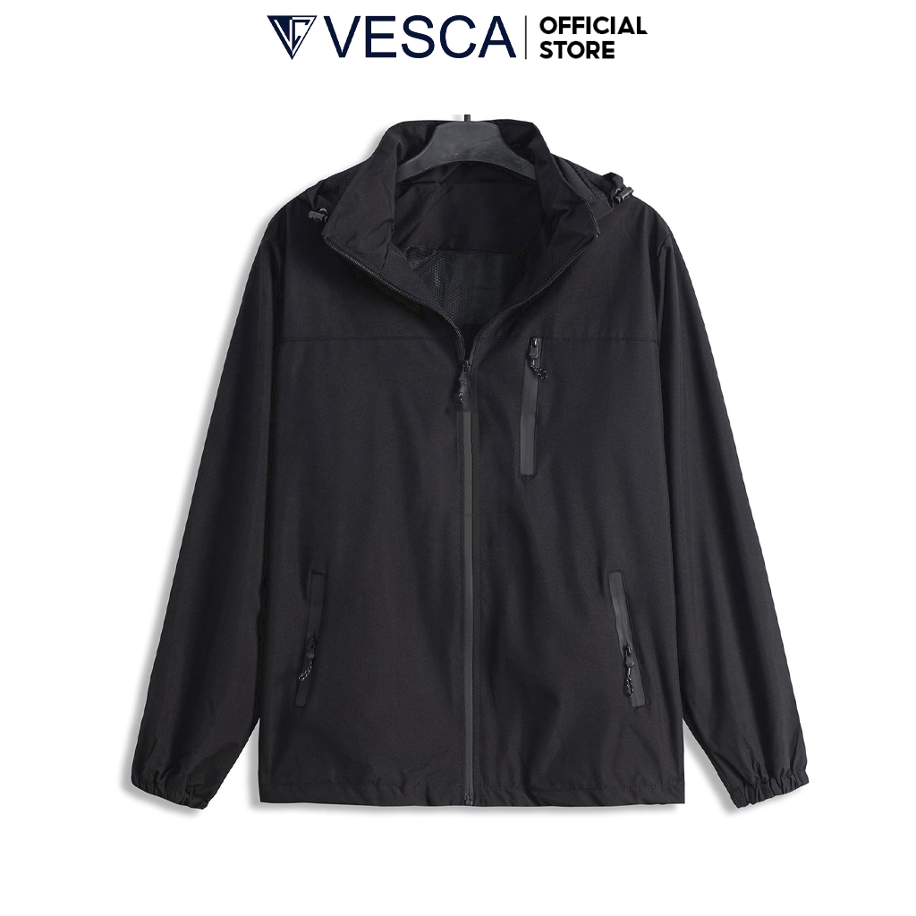 Áo Khoác Gió Nam Nữ Vải Gió Tráng Bạc Chống Nước Unisex Cao Cấp VESCA M2