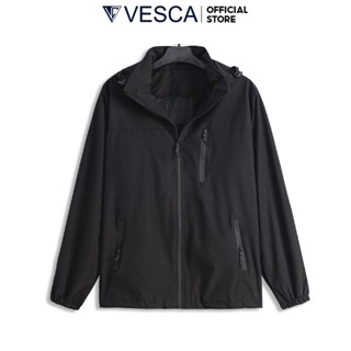 Áo Khoác Gió Nam Nữ Vải Gió Tráng Bạc Chống Nước Unisex Cao Cấp VESCA M2