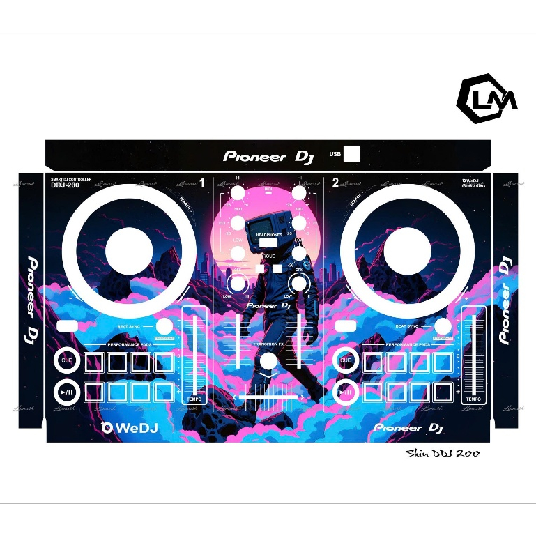 Tấm Dán Skin DJ DDJ 200 - Đặt Hàng Skin Theo Yêu Cầu Tại IB Shop Để Nhận Mẫu Ngay