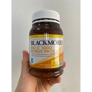 (T10/2026) Viên vitamin C Blackmores Bio C 1000mg 180 viên của Úc (Hộ Nhựa)